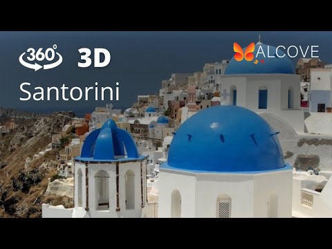 360 3D SANTORINI, GREECE PT 4 of 4, Virtual Travel 4K (Hi-res, Full Series in Alcove VR on Quest)