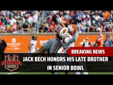 Jack Bech’s Game-Winning TD &amp; Heartfelt Tribute Stuns Senior Bowl Fans! । USA TODAY NEWS