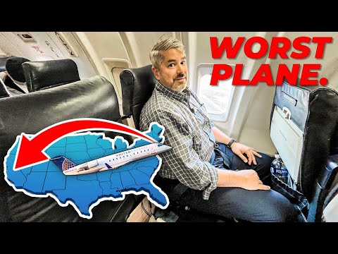 We Flew ACROSS The USA on the MOST HATED PLANE (CRJ200)