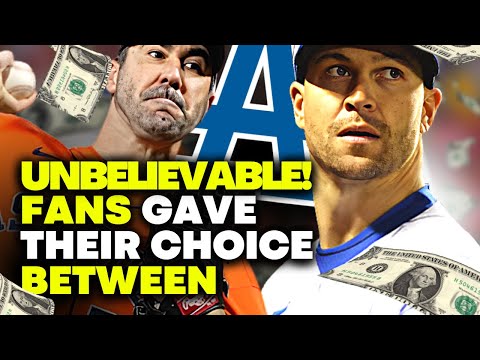 😱DODGER FANS CHOOSING BETWEEN DEGROM AND VERLANDER MAY SURPRISE YOU