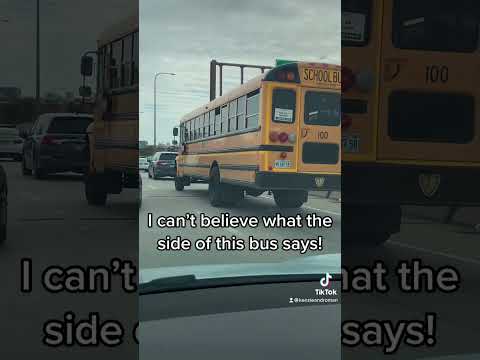 Only In Chicago! 😂 (School Bus TikTok)