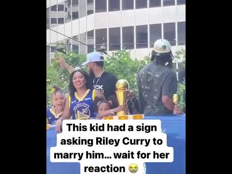 This Riley Curry moment was adorable 🥺 | NBA on ESPN