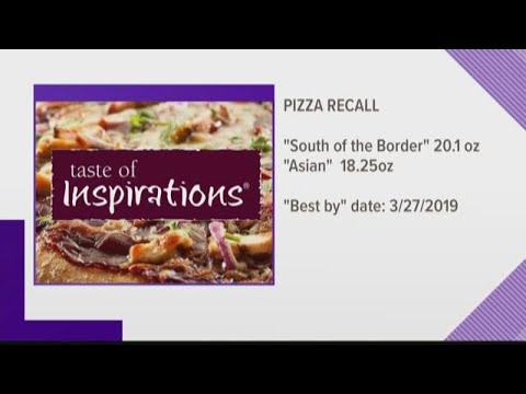 Frozen pizzas at Hannaford recalled