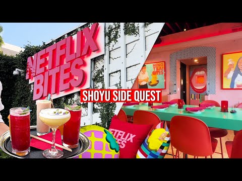 LA&#039;s Must-Try Pop-Up: Netflix Bites brings gourmet delights | Shoyu Side Quest | Silent Vlog