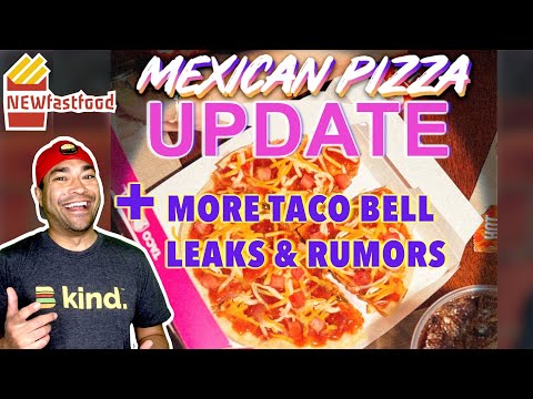 Mysterious Taco Bell Product Descriptions Leak Online + Mexican Pizza Returns Again | New Fast Food