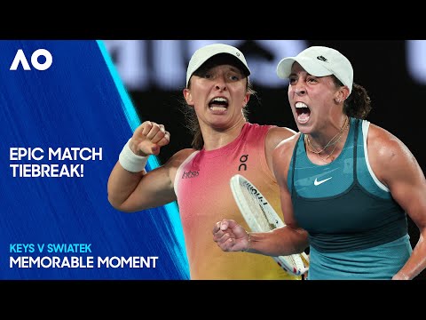 FULL MATCH TIEBREAK! | Madison Keys v Iga Swiatek | Australian Open 2025 Semifinal