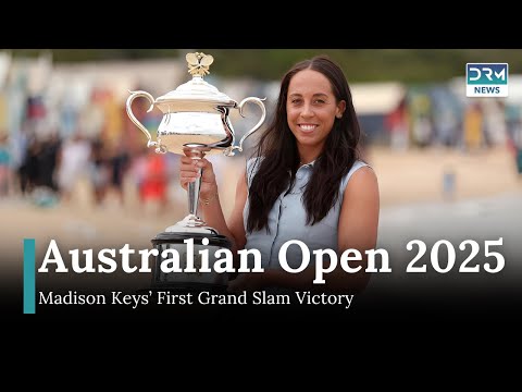 Madison Keys Celebrates First Grand Slam Win at Australian Open 2025 | DRM News | AD1I