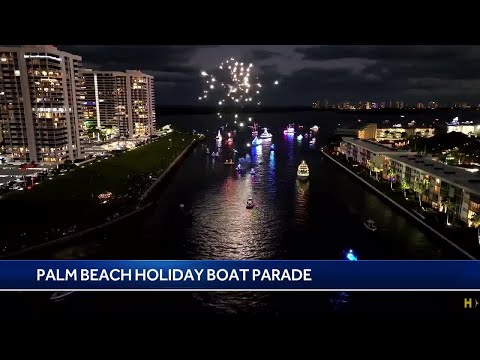 30th annual Palm Beach Holiday Boat Parade along the Intracoastal Waterway