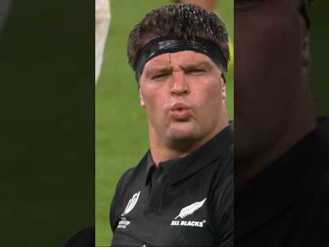 All Blacks&#039; reaction to his brother’s try 👌 #RWC2023 #Shorts