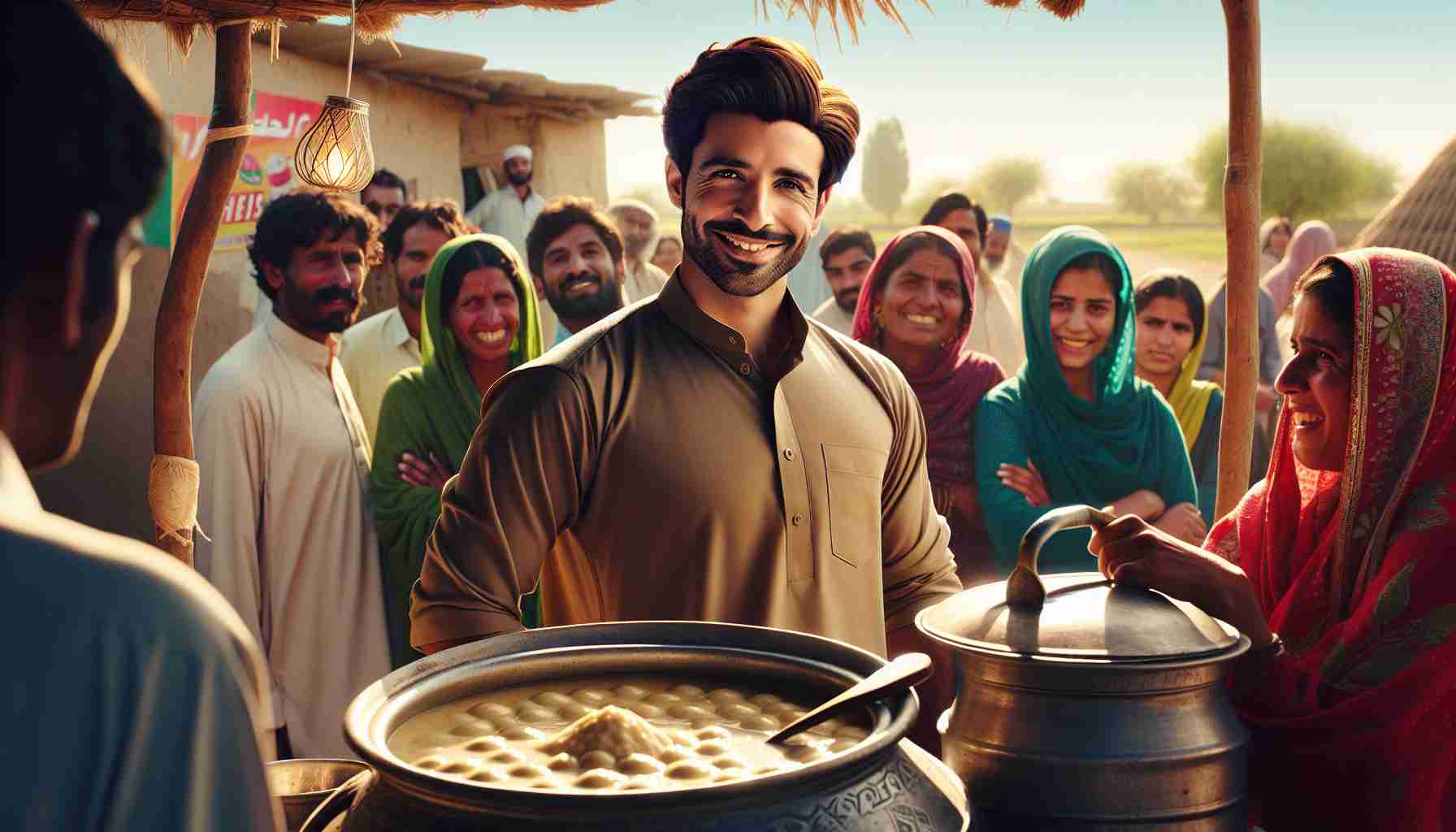 Surprising Celebrity Inspiration in Pakistan! You Won't Believe Who's Selling Kheer! 