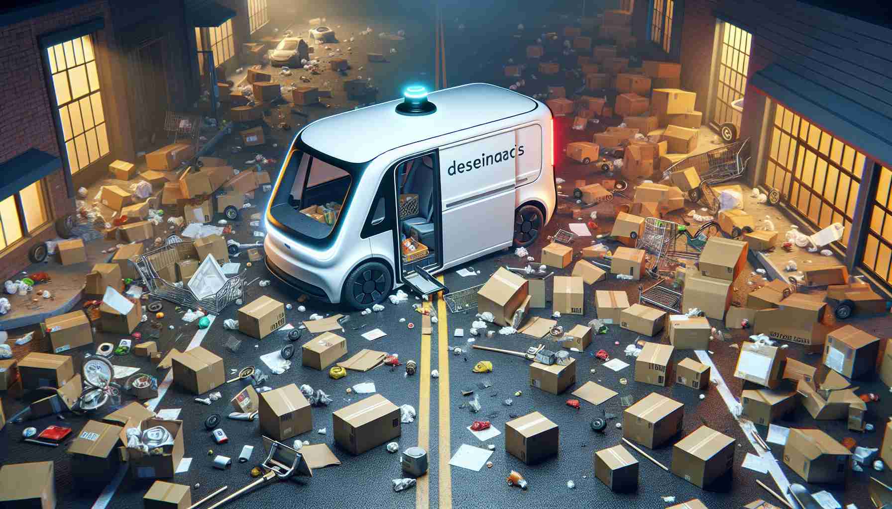 Driverless Delivery Turned Disastrous? The Case of the Vanishing Vehicle 