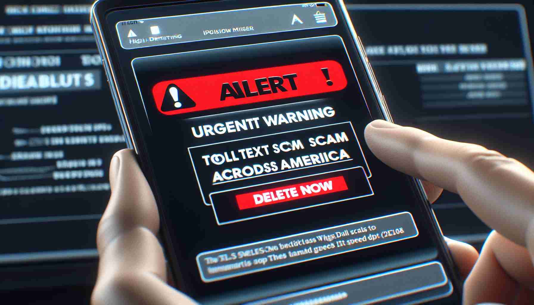 Urgent Warning: Toll Text Scam Sweeps Across America—Delete Now! 