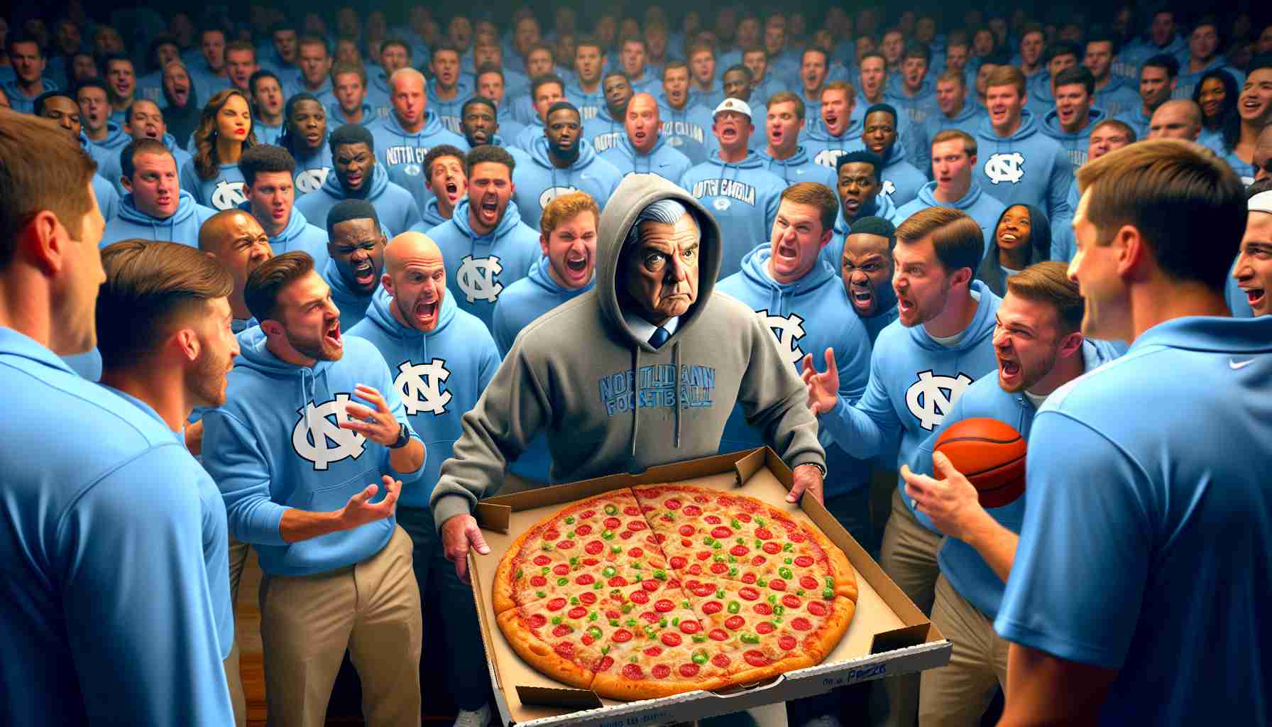 Bill Belichick's Hilarious Pizza Surprise Wins Over UNC Fans! 